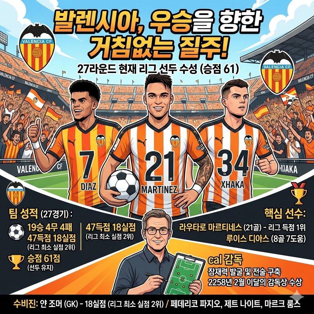[발렌시아] 돌풍! 라리가 제패 넘본다
